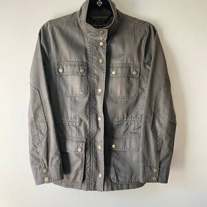 J. Crew Resin-coated twill field jacket